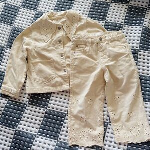 Zara Cream Kids Matching Set